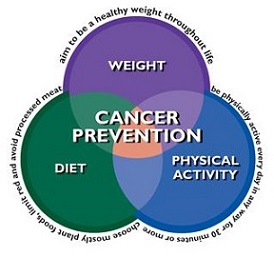 cancer prevention: weight, exercise, diet